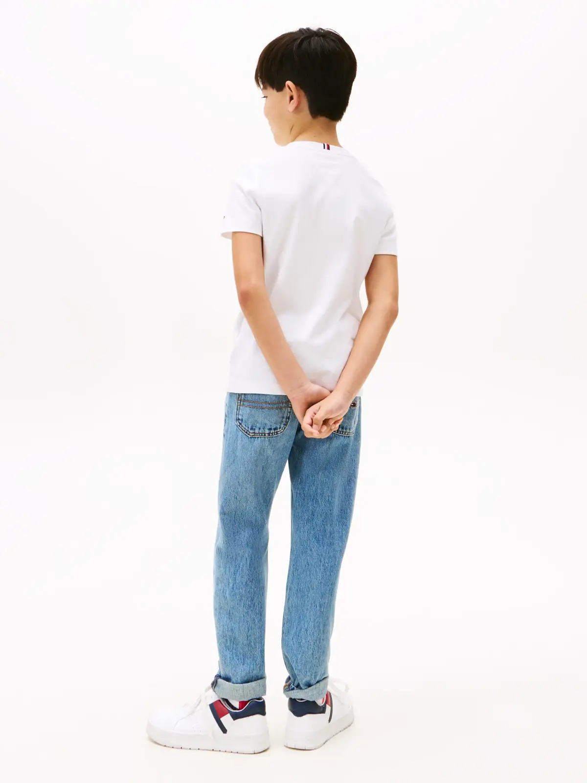 Tommy Hilfiger GOLD GRAPHIC T-SHIRT, YBR Beyaz Erkek Çocuk T-Shirt & Polo