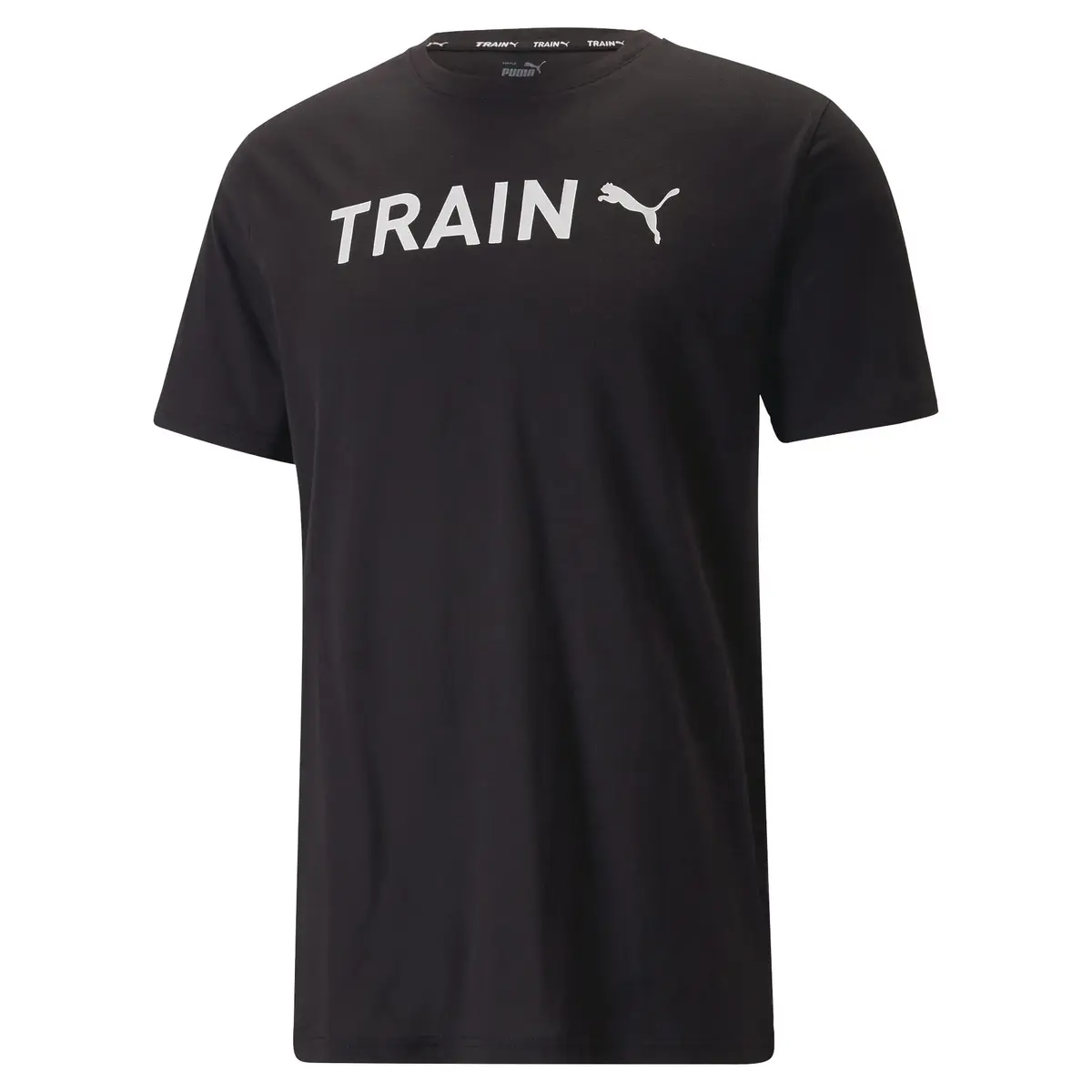 Puma Men s Graphic Tee Training Siyah Erkek/Unisex Koşu ve Performans T-Shirt
