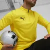 Puma teamGOAL Training 1/4 Zip To Sarı Erkek Fermuarlı Antrenman Üstü