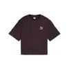 Puma CLASSICS Ribbed Relaxed Tee Siyah Kadın T-Shirt