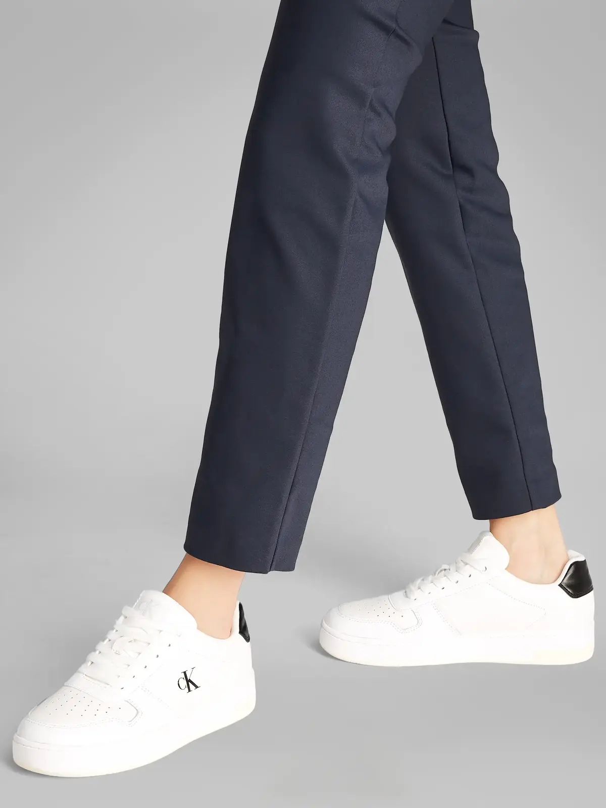 Calvin Klein BASKET CUPSOLE LOW M Beyaz Deri Kadın Sneaker