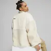 Puma Sherpa Hybrid Jacket Bej Kadın Polar