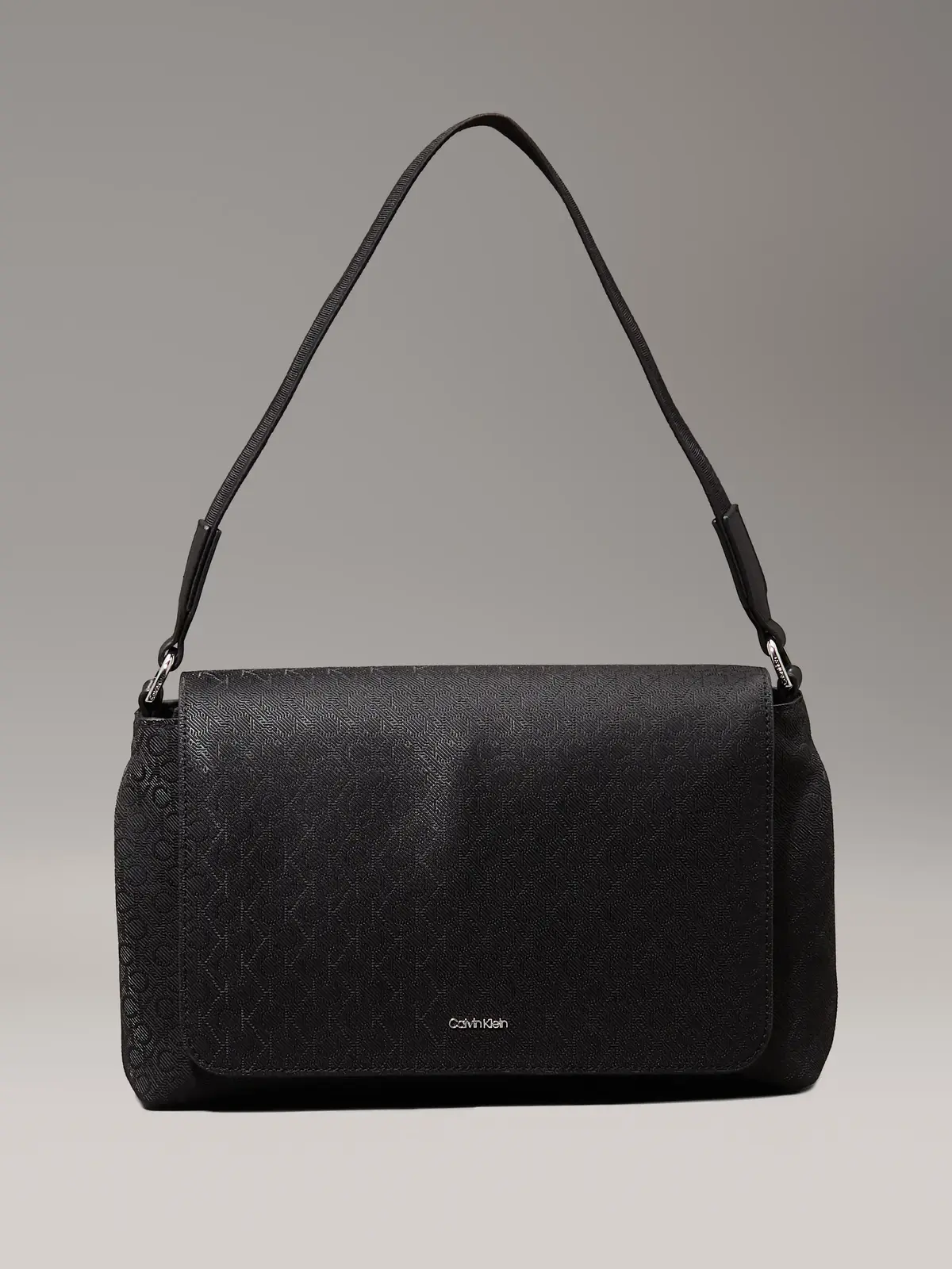 Calvin Klein CK MUST SATCHEL_MONO, BEH Siyah Kadın Çanta