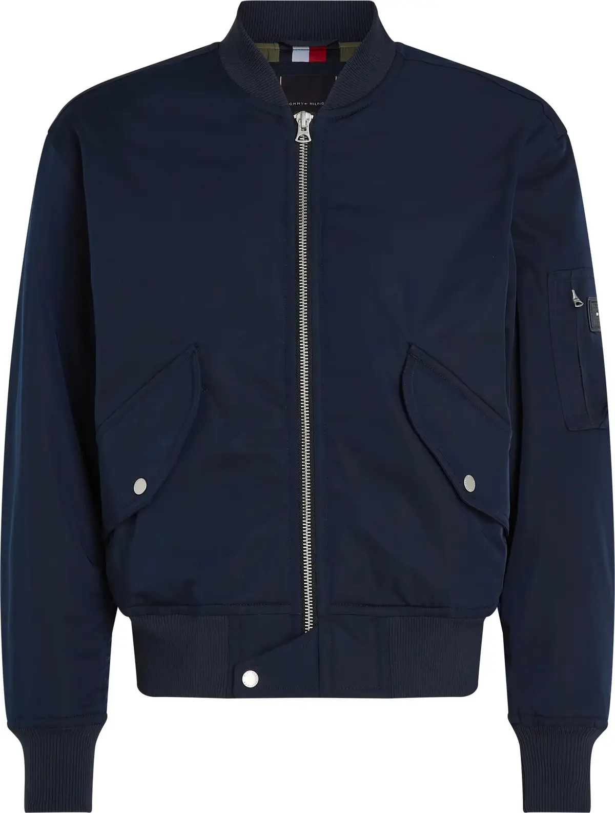 Tommy Hilfiger AUTHENTIC BOMBER Erkek Lacivert Fermuarlı Ceket