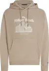 Tommy Hilfiger HERALD SKYLINE HOODY, AFE Bej Erkek Sweatshirt