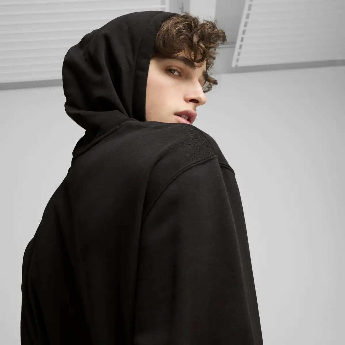Puma SQUAD Hoodie Siyah Erkek Sweatshirt