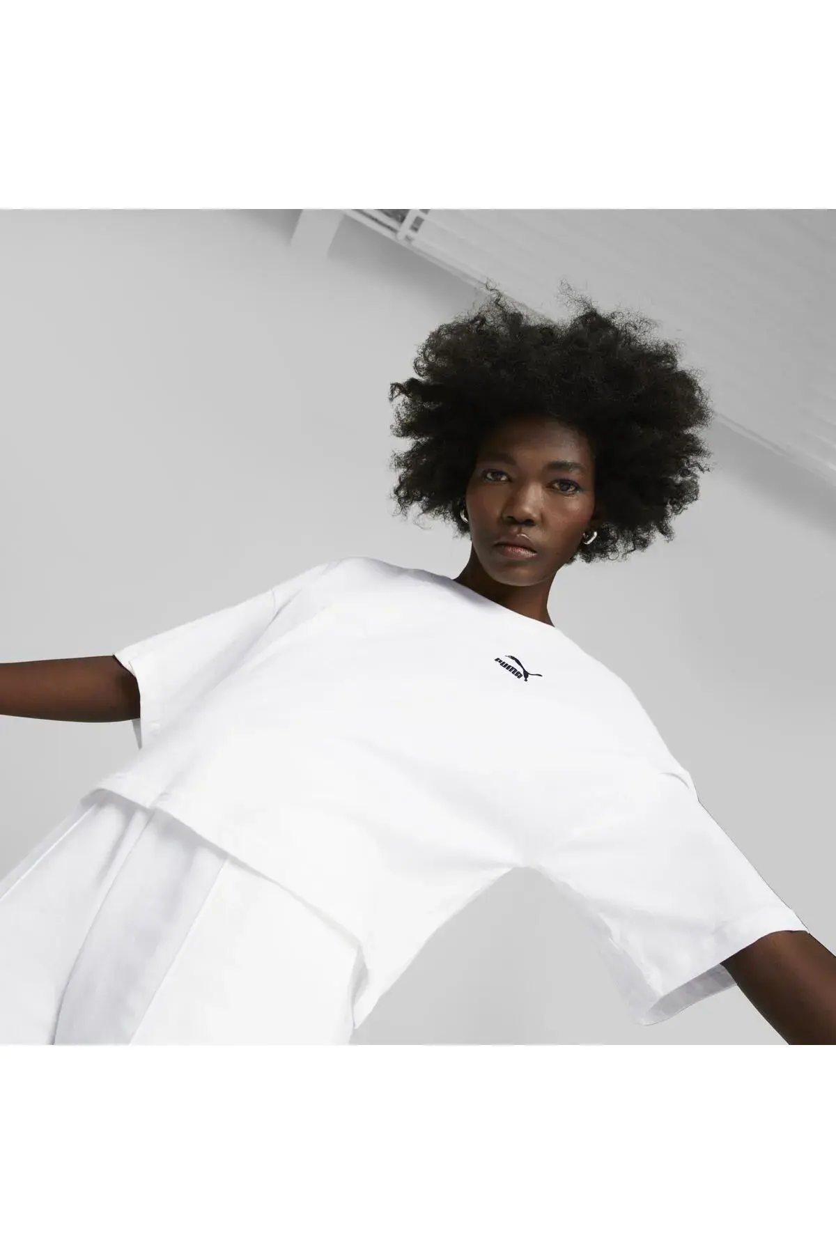 Puma Classıcs Oversized Tee Beyaz Kadın Tişört