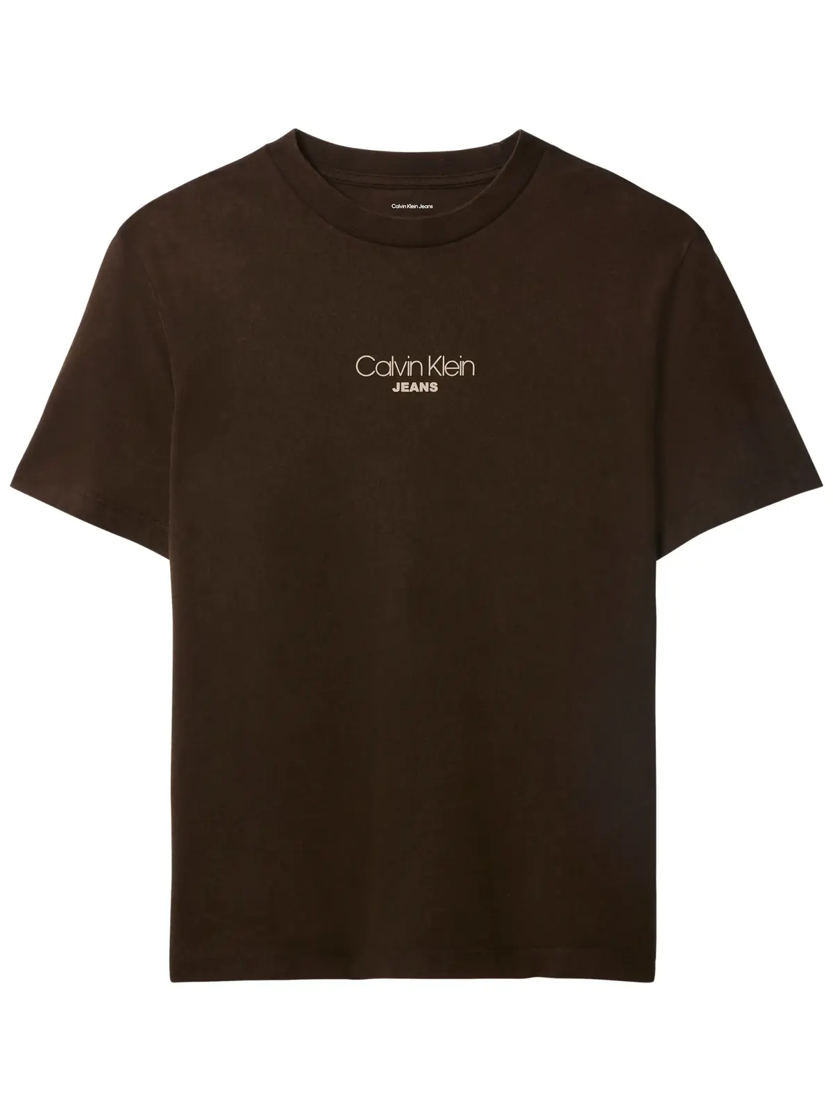 Calvin KleinSS 20S ACID WASH GRA, TO2 Kahverengi Erkek T-Shirt