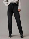 Calvin Klein MOM JEAN, 1BY Siyah Kadın Panntolon