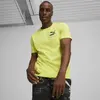Puma BRAND LOVE Graphic Tee Sarı Erkek T-Shirt & Polo