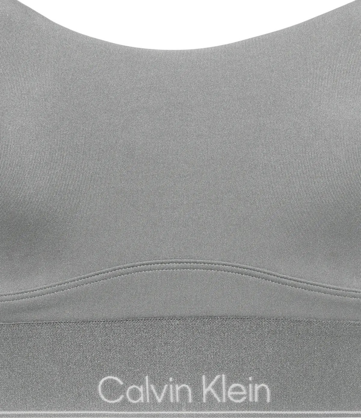 Calvin Klein WO - SPORTS BRA HIGH, P7A Gri Kadın Sütyen & Bralet
