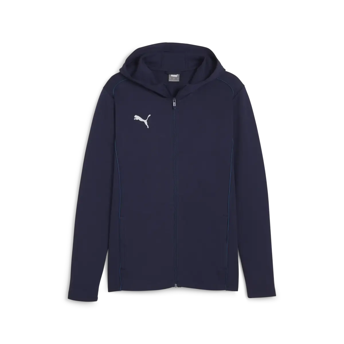 Puma teamFINAL Casuals Hooded Jkt Lacivert Erkek Fermuarlı Hoodie