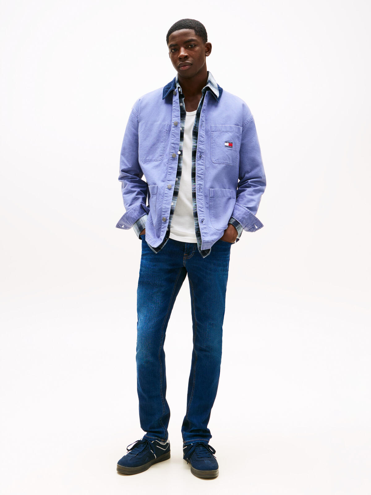 Tommy Hilfiger SCANTON SLIM ASDBS Erkek Mavi Kot Pantolon