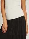 Calvin Klein MODAL RIB C-NK TANK Gri Kadın Dar Kesim Fitilli Askılı Bluz