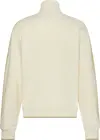 Calvin Klein LS STRETCH TERRY FZ TRACK JACKET Kadın Krem Sweatshirt
