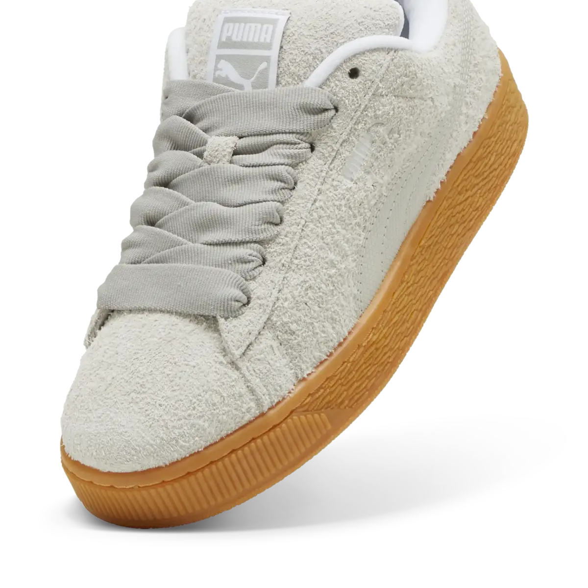 Puma Suede XL Hairy Wns Krem Kadın Spor Ayakkabı & Sneaker