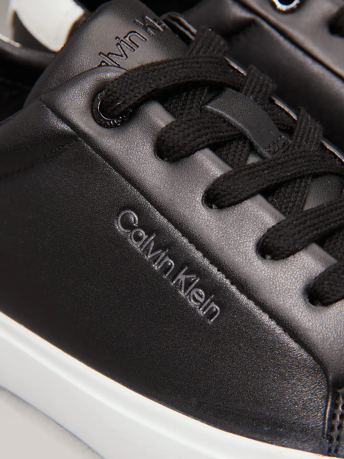 Calvin Klein VULC LACE UP, 0GJ Siyah Kadın Spor Ayakkabı & Sneaker