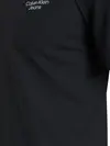 Calvin Klein STACKED LOGO V-NECK Erkek Siyah T-Shirt