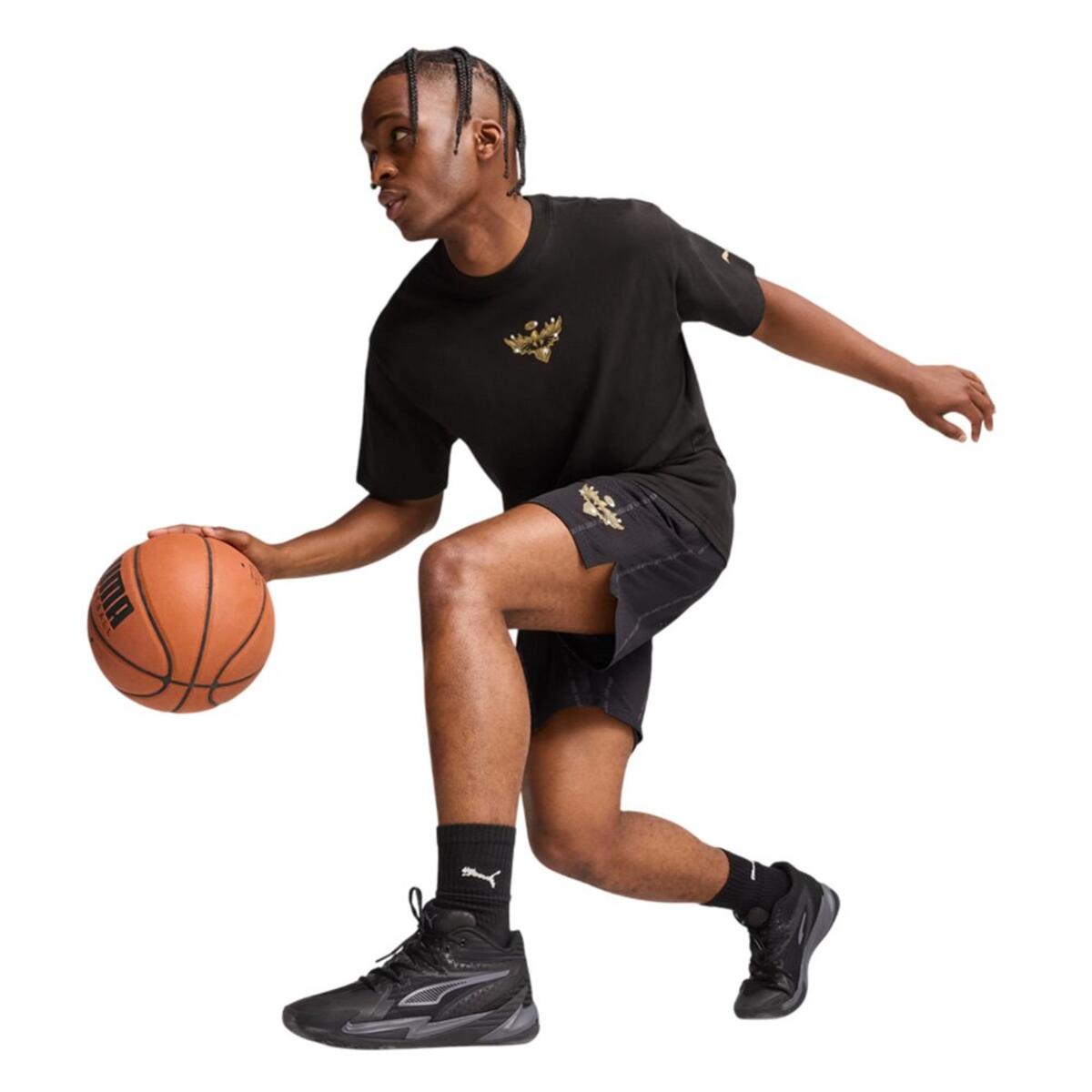 Puma Melo Alwayz On 1 Tee Siyah Erkek T-Shirt