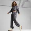 Puma DARE TO Relaxed Washed Pants Gri Kadın Eşofman Altı