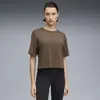 Puma W CLOUDSPUN RELAXED TEE Kahverengi Kadın T-Shirt
