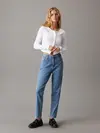 Calvin Klein MOM JEAN Mavi Kadın Kot Pantolon