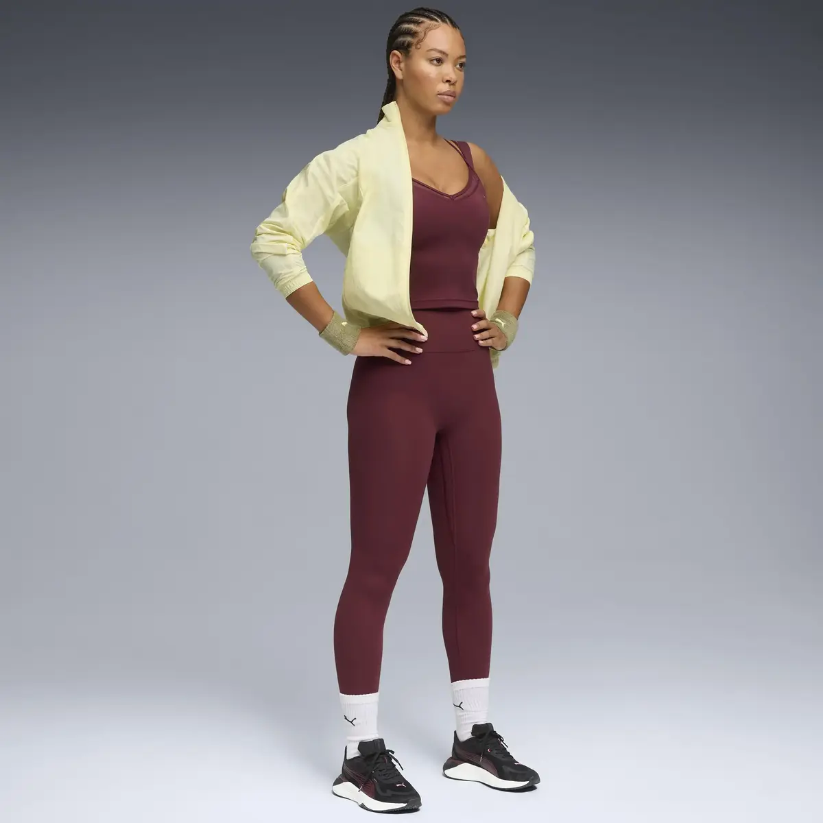 Puma W PUMA SHAPE STRAPPY TANK Kırmızı Kadın T-Shirt
