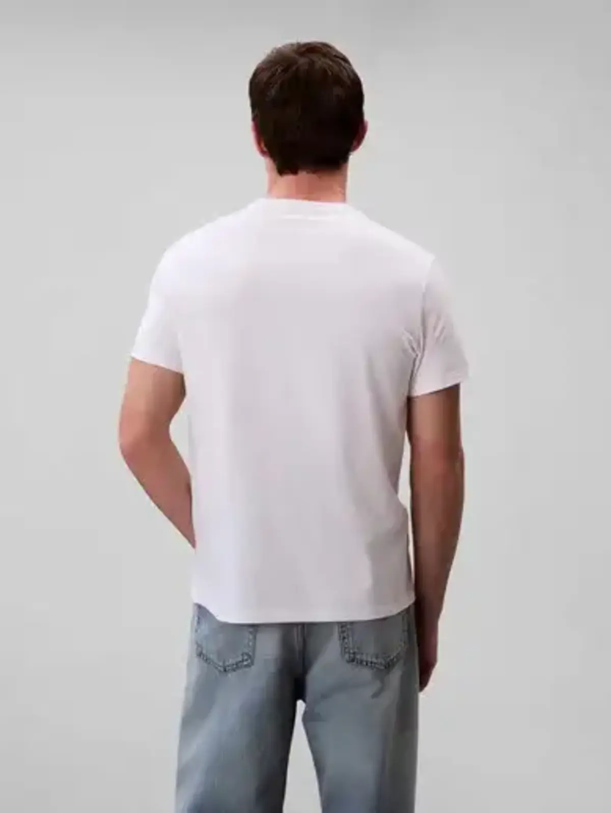 Calvin Klein SS BADGE 30S JERSEY CLASSIC TEE Beyaz Erkek Tişört Calvin Klein SS BADGE 30S JERSEY CLASSIC TEE Beyaz Erkek Tişört