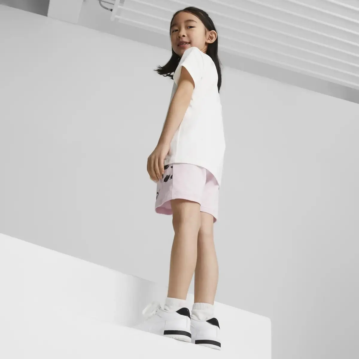 ESS+ PUMA MATES Shorts Pembe Kız Çocuk Şort