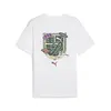 PUMA WARDROBE ESS Graphic Tee Beyaz Erkek T-Shirt