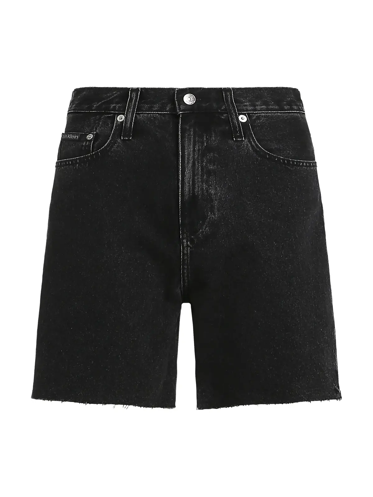 Calvin Klein BERMUDA SHORT Siyah Kadın Kot Bermuda Şort