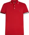 Tommy Hilfiger FLAG CUFF SLIM FIT P, XLD Kırmızı Erkek T-Shirt & Polo