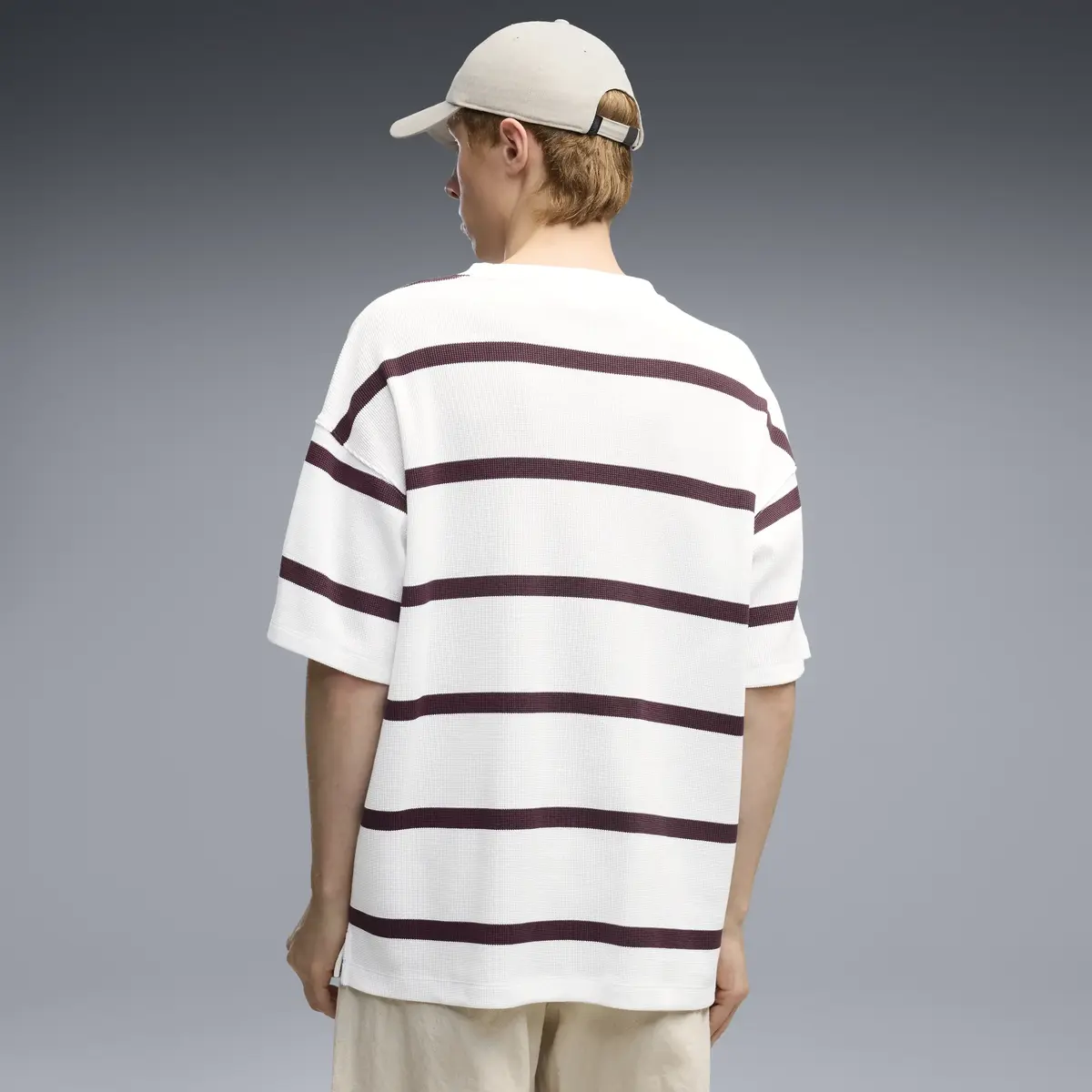 Puma SELECT Essentials Waffle Tee Beyaz Erkek T-Shirt