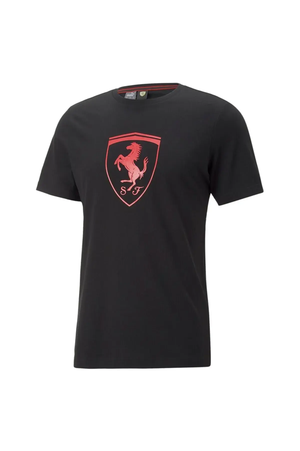 Puma Ferrari Race Metal Energy Shield Tee Siyah Erkek T-Shirt