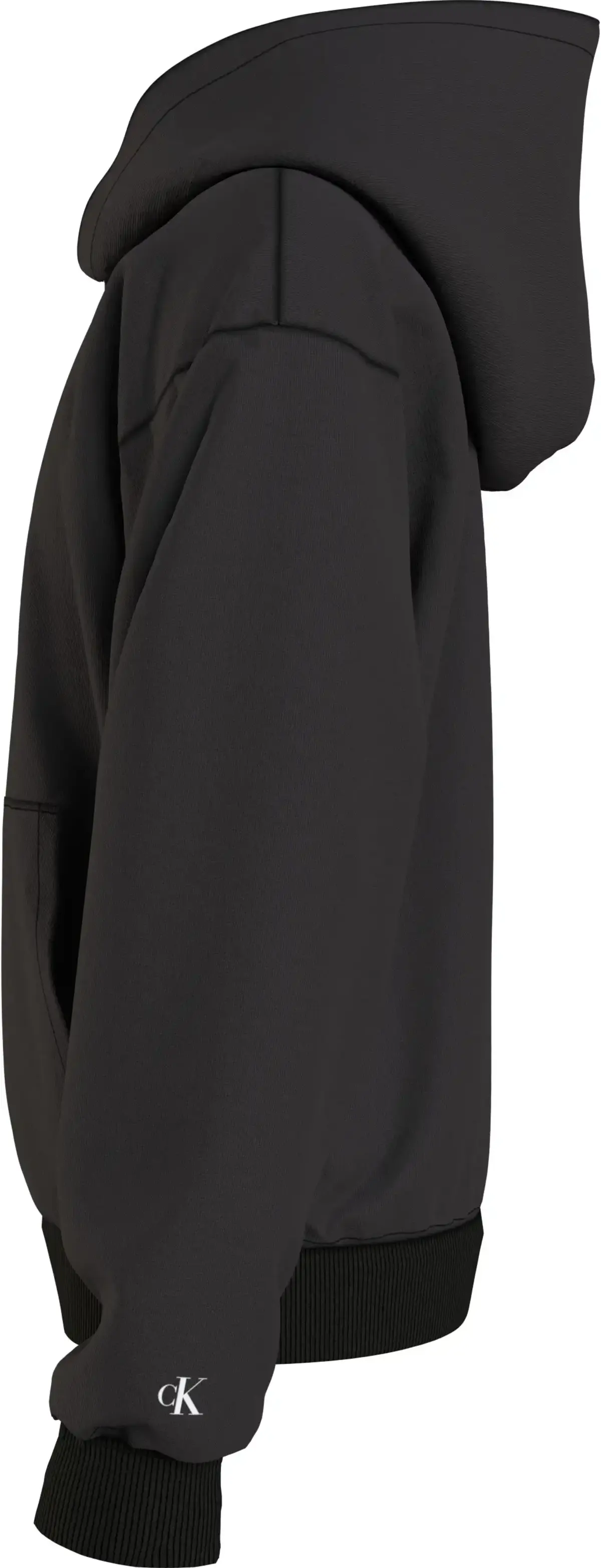 Calvin Klein STACKED LOGO RELAXED Erkek Siyah Hoodie