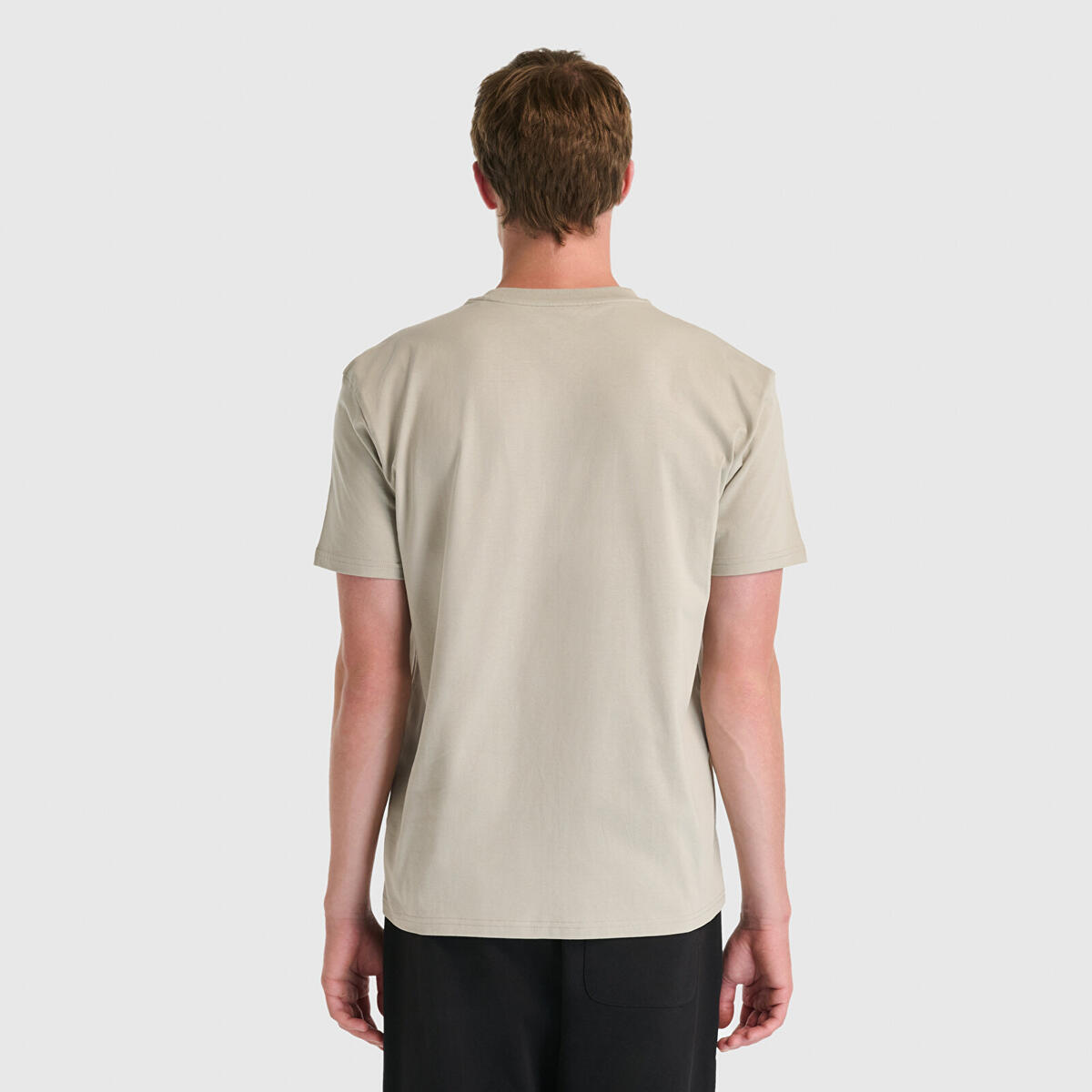 NB Lifestyle Erkek Bej T-Shirt