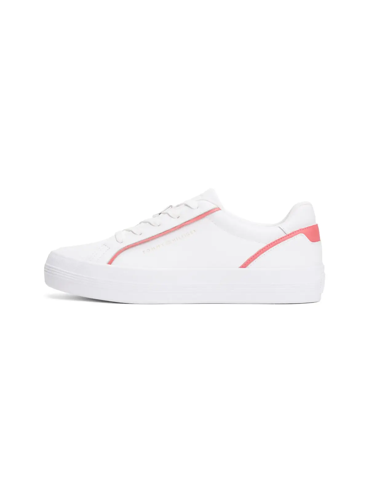 Tommy Hilfiger VULC LEATHER SNEAKER Beyaz Kadın Spor Ayakkabı & Sneaker
