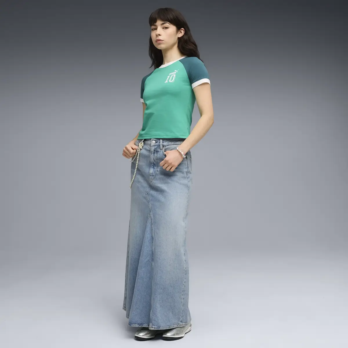 Puma FUTURE.PUMA.ARCHIVE Tee Yeşil Kadın T-Shirt