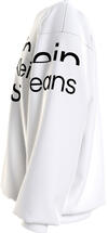 Calvin Klein BLOWN UP LOGO SWEATS Erkek Beyaz Sweatshirt