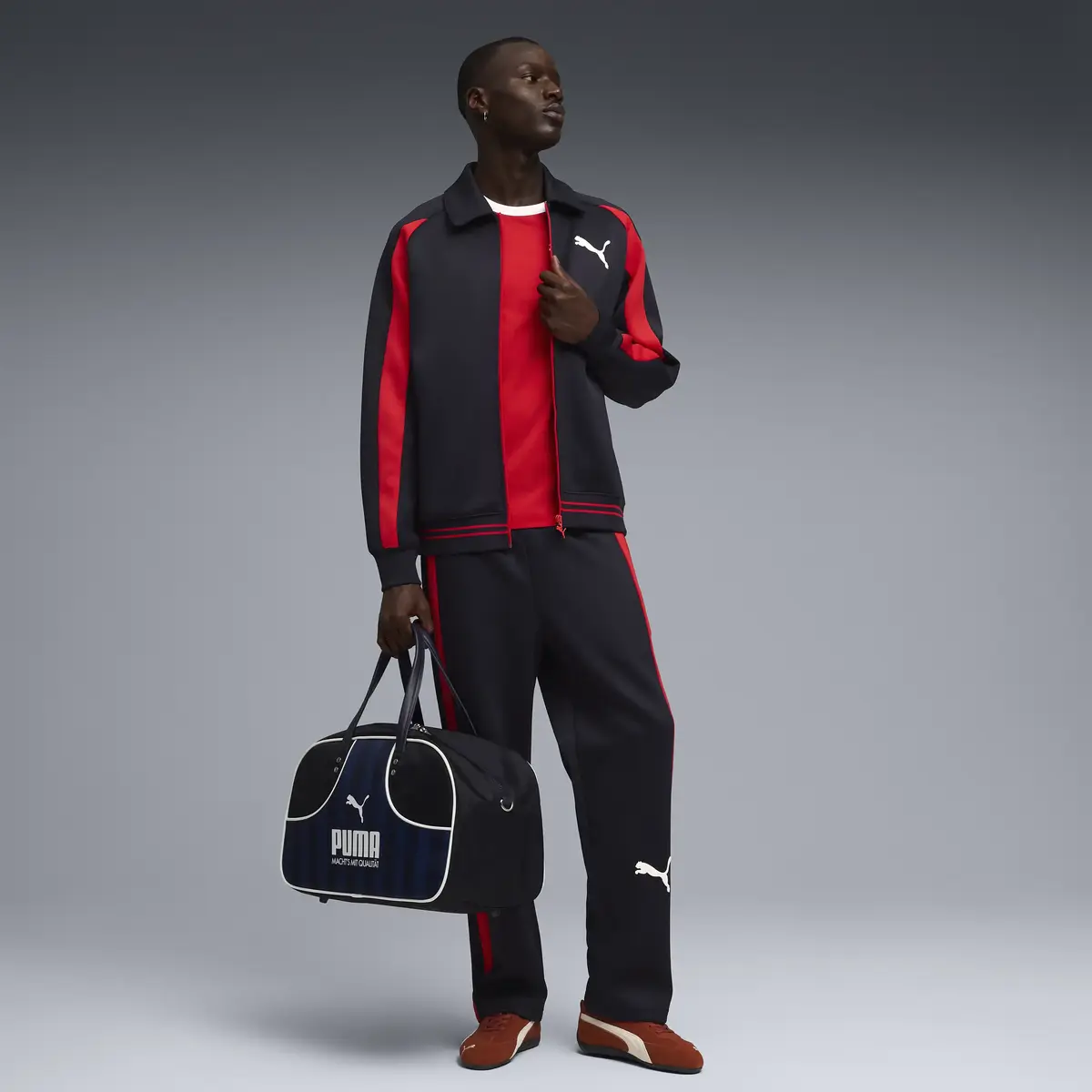 Puma T7 Relaxed Track Jacket Siyah Erkek Ceket