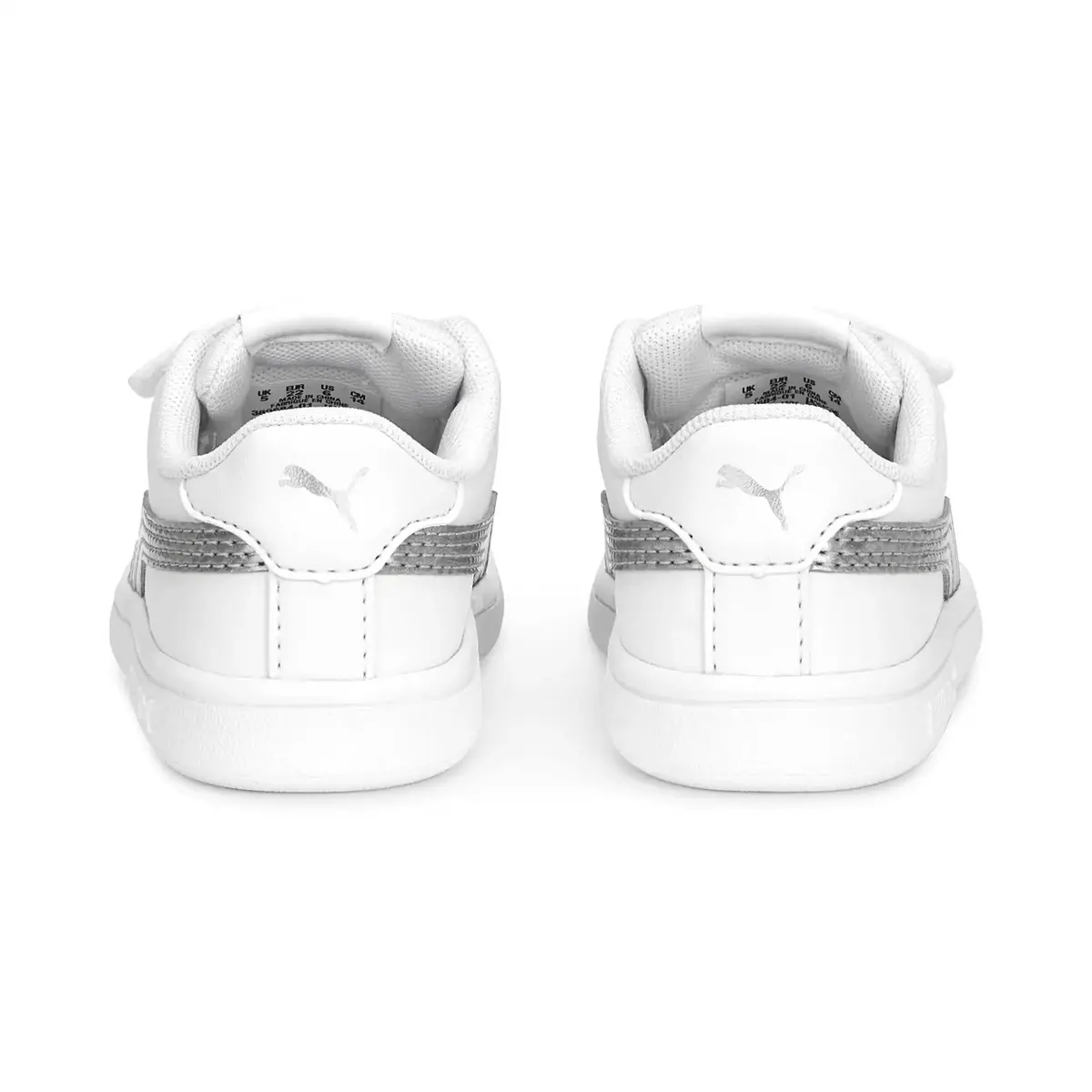 Puma Smash v2 Metallics V Inf Beyaz Çocuk/Unisex Günlük Spor Ayakkabı