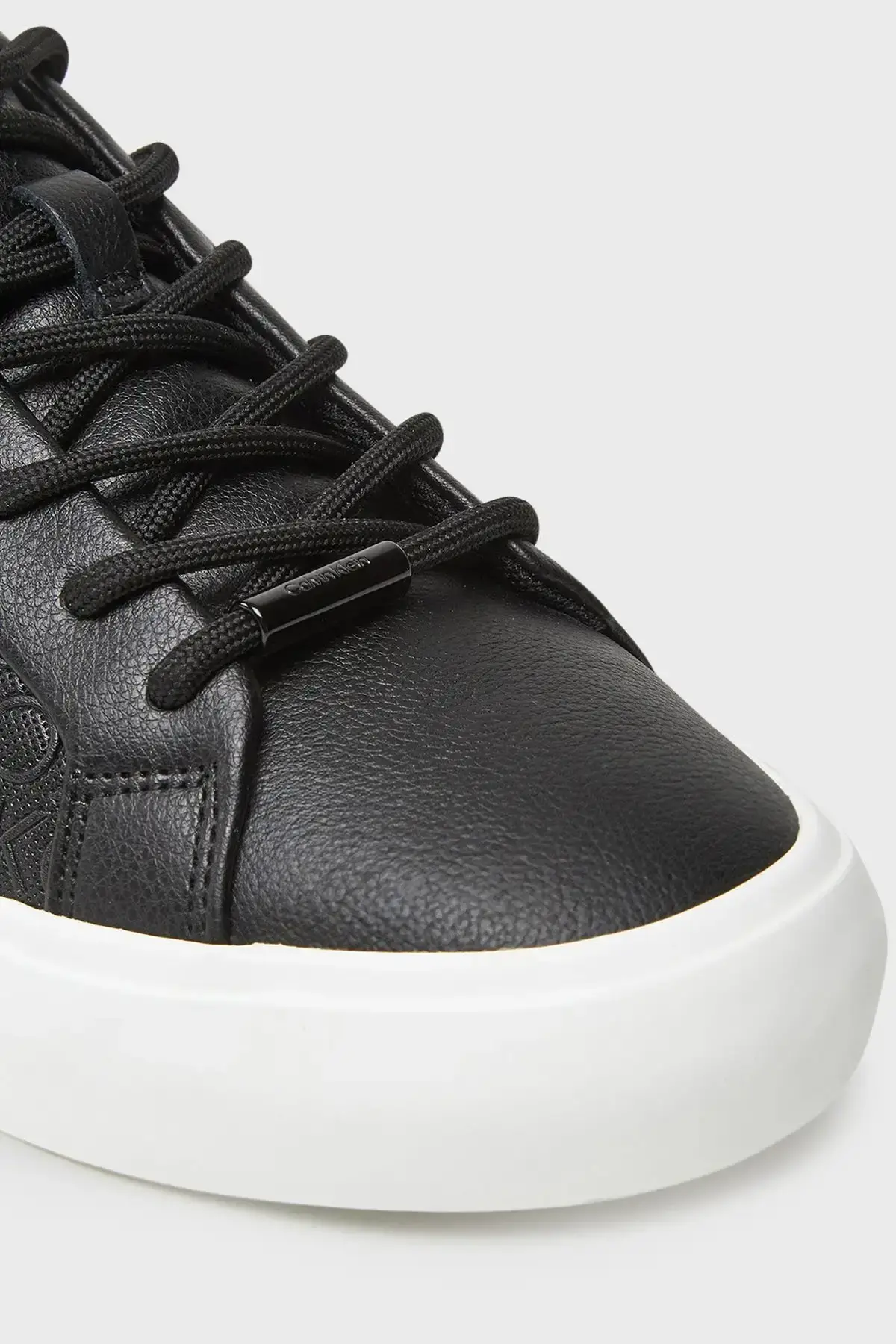 Calvin Klein VULC LACE UP MONO PU Siyah Kadın Günlük Spor Ayakkabı