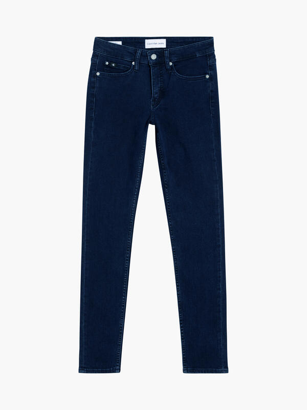 Calvin Klein MID RISE SKINNY Kadın Lacivert Kot Pantolon