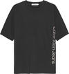Calvin Klein GRADIENT INSTITUTION Erkek Siyah T-Shirt