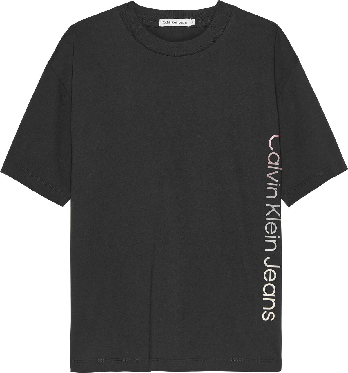 Calvin Klein GRADIENT INSTITUTION Erkek Siyah T-Shirt
