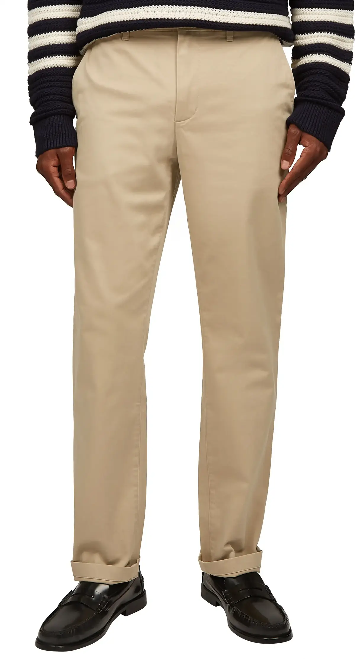 Tommy Hilfiger DENTON CHINO SATIN, AEG Bej Erkek Pantolon