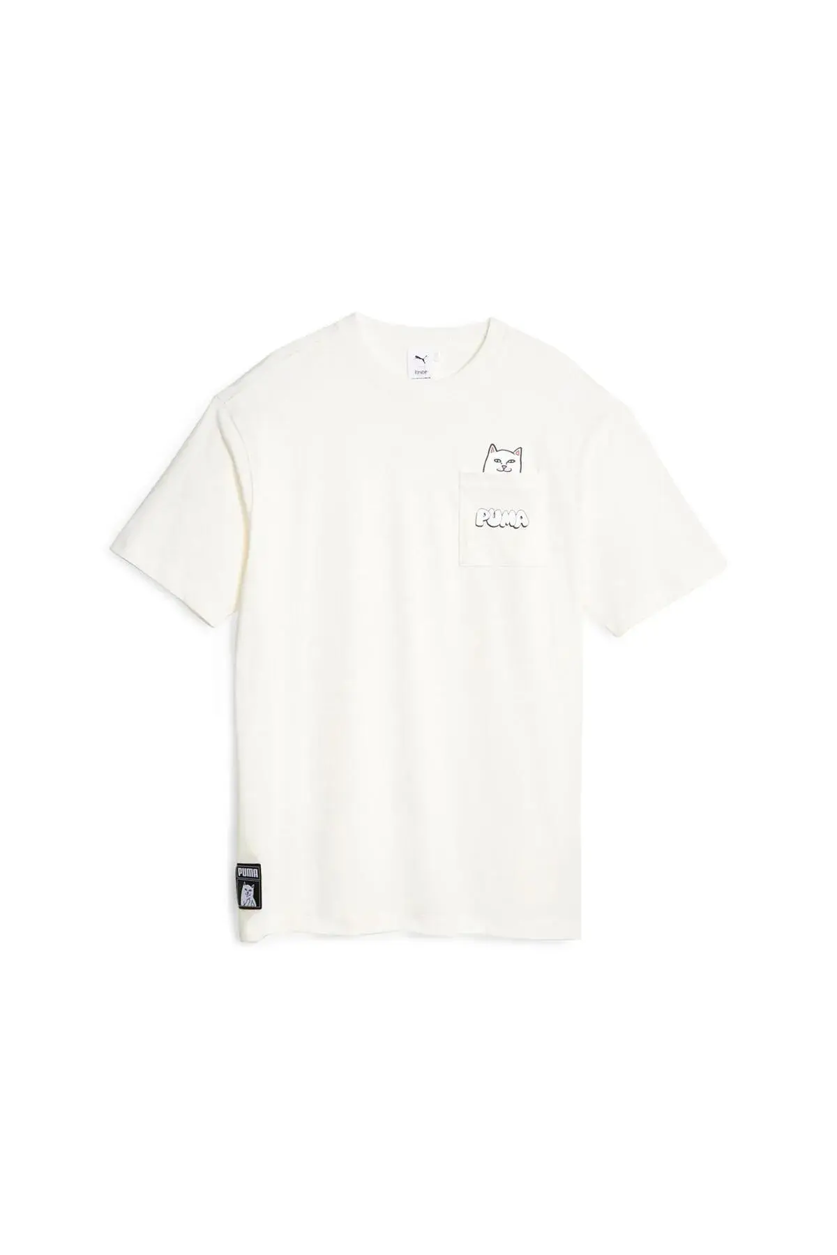 Puma X RIPNDIP Pocket Tee Kırık Beyaz Erkek T-Shirt