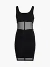 Calvin Klein MESH TANK DRESS Kadın Siyah Elbise