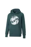 Puma Graphic Booster Hoodie 2 Yeşil Erkek Basketbol Hoodie