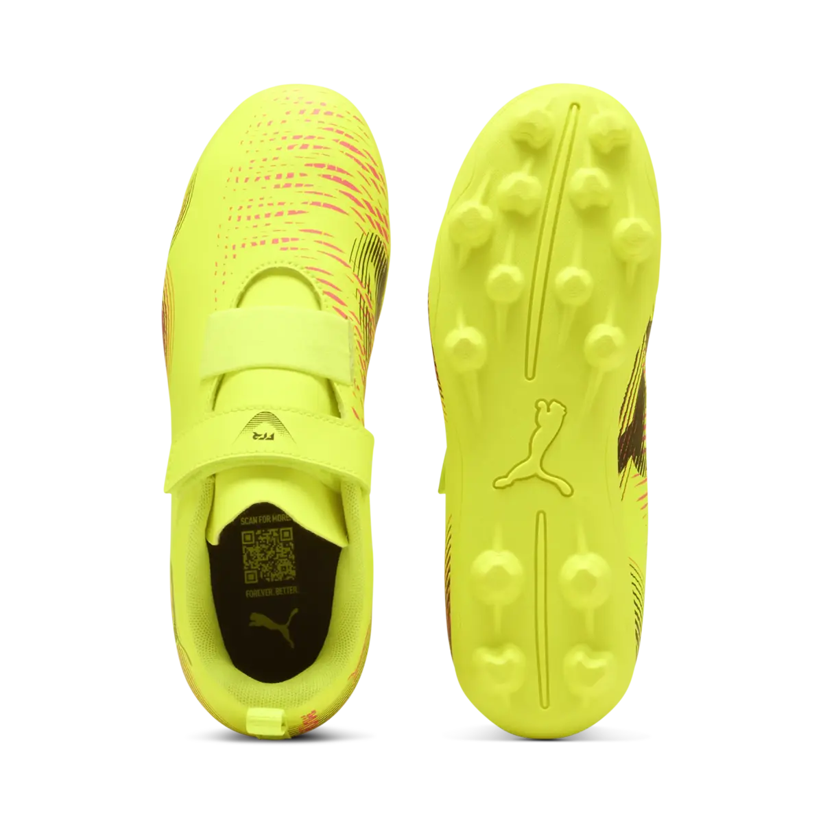 Puma FUTURE 8 PLAY V FG/AG RB Jr Sarı Çocuk Krampon